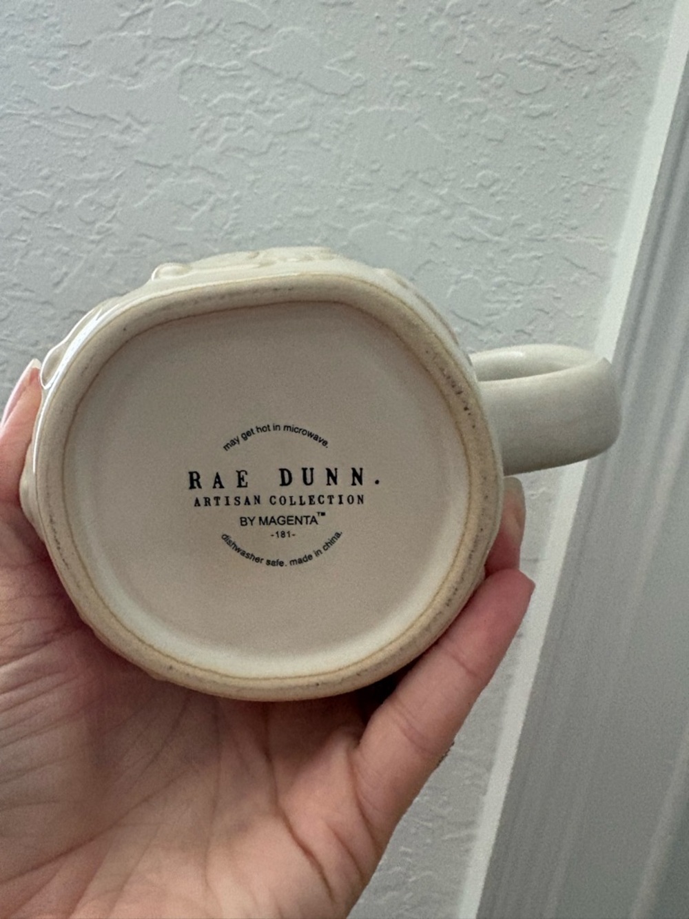 Spring Bunny Ceramic Coffee Mug - Rae Dunn - Picture 3 of 4